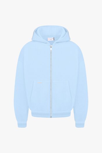 Heavy Blank Zip Hoodie