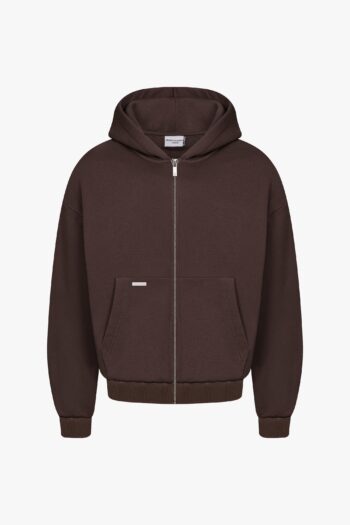 Heavy Blank Zip Hoodie