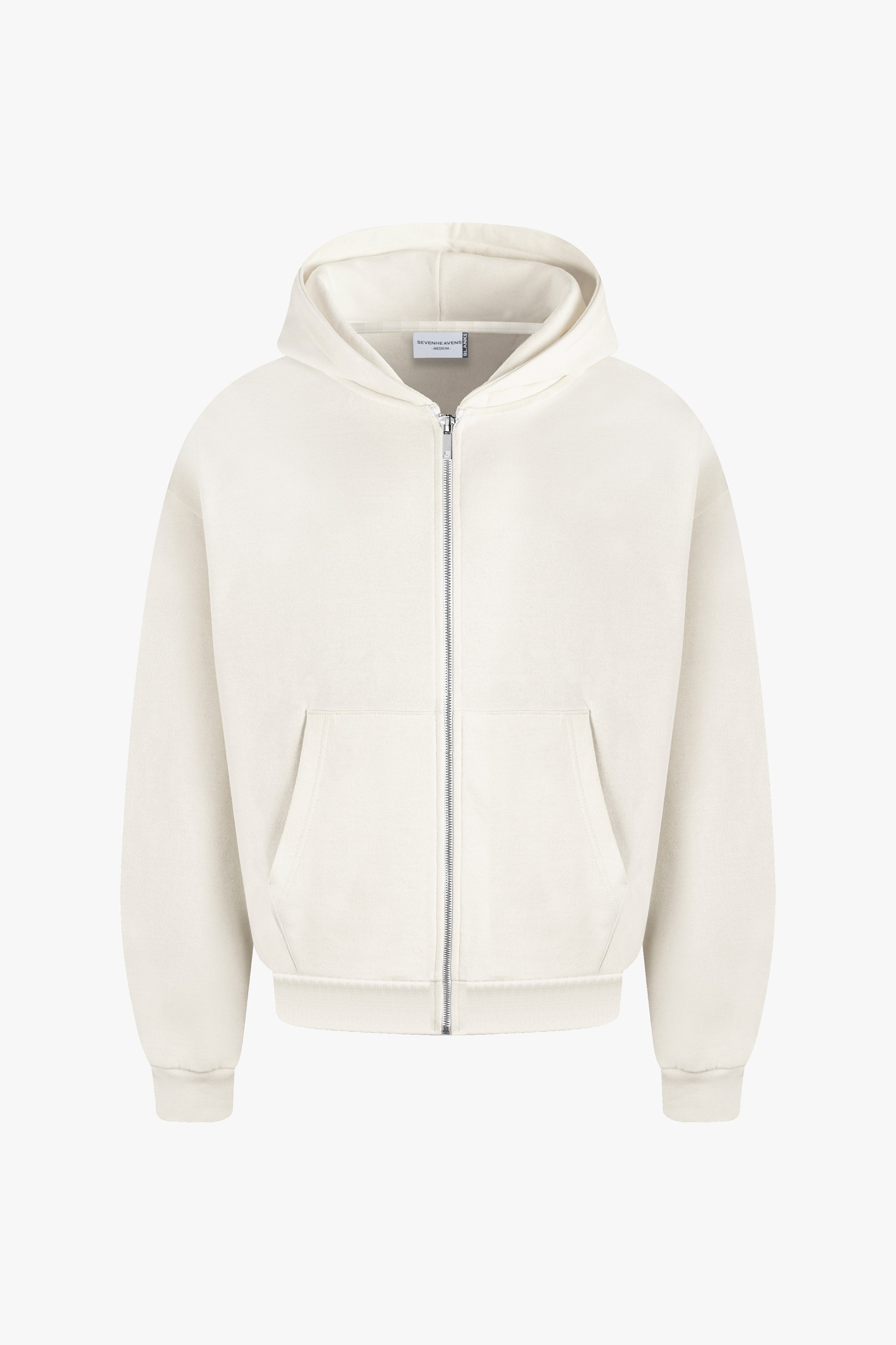 Heavy Blank Zip Hoodie