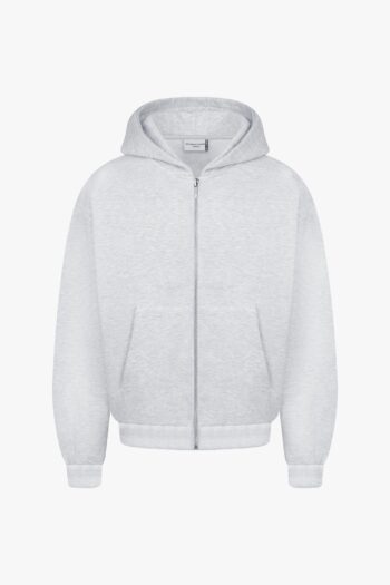 Heavy Blank Zip Hoodie