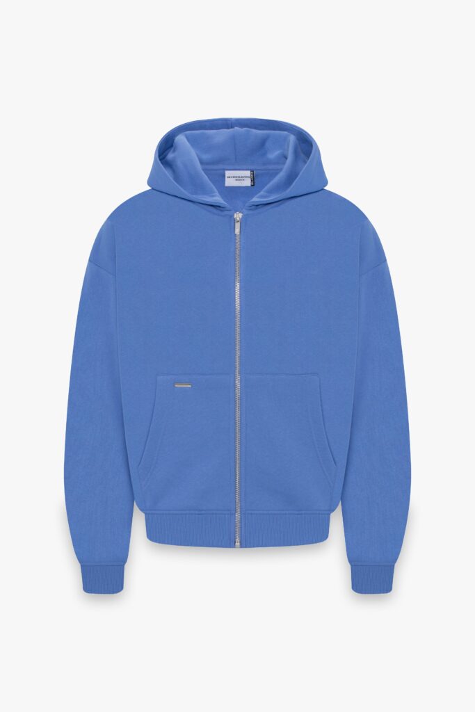 Heavy Blank Zip Hoodie
